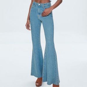 Forever 21 high-rise flare jeans!